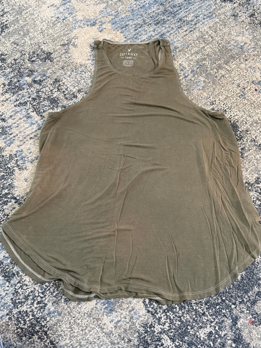 American Eagle Outfitters Olive Tank Top